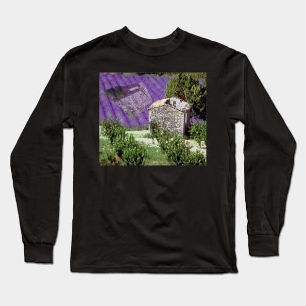 Little farmhouse in the provence, ruine. Long Sleeve T-Shirt by robelf